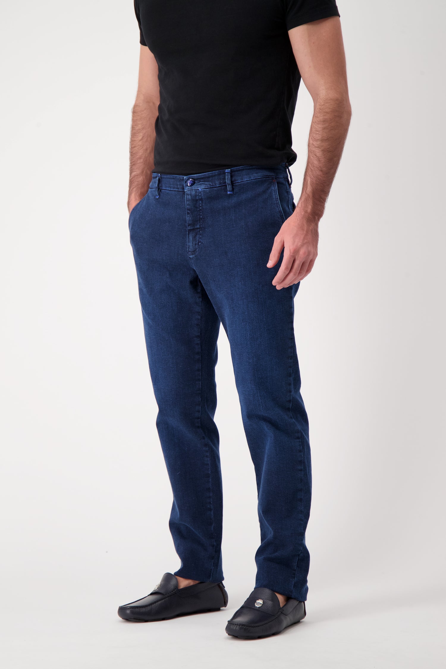 Zilli Blue Jeans for Men - High Quality Stretch Denim Jeans | Comfortable & Stylish for Casual Wear, Work & Everyday Outfits