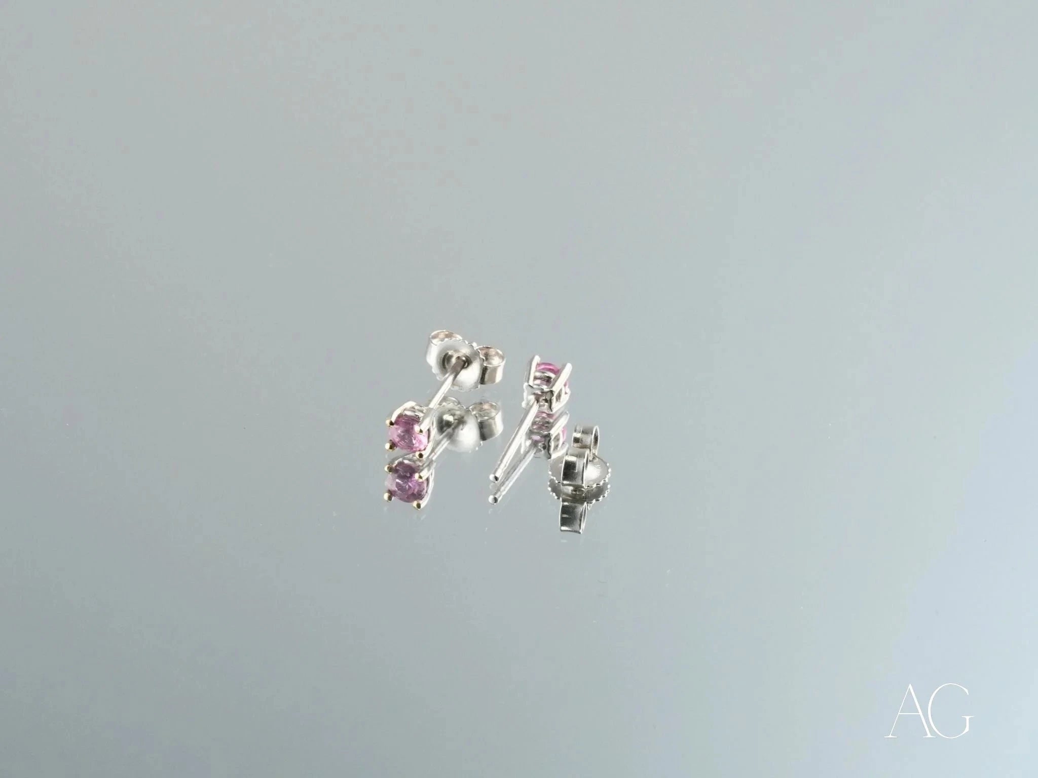 18K Gold CZ Stud Earrings for Women - Hypoallergenic Cubic Zirconia Earrings for Everyday Wear, Gift Giving & Special Occasions