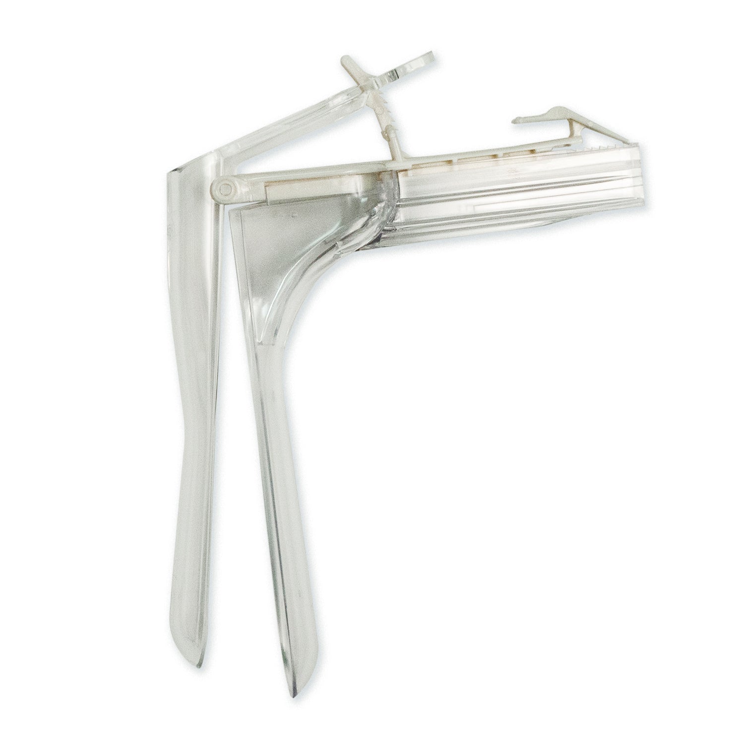 Dynarex Disposable Vaginal Speculum - Medium Double Blade Duckbill Design, Polystyrene Material, No Light Source (Pack of 10) | Ideal for Gynecological Exams, Medical Clinics & Hospitals