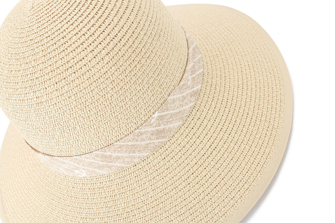 Stylish Beige Marigold Hat for Women - Summer Sun Hat with Wide Brim for Outdoor, Beach, and Travel
