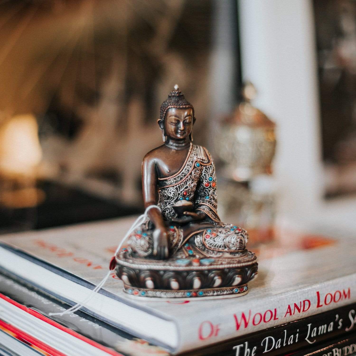 Handcrafted Bronze Shakyamuni Buddha Statue - Meditation & Yoga Decor for Home, Office & Garden - Spiritual Buddhist Gift for Peace & Mindfulness