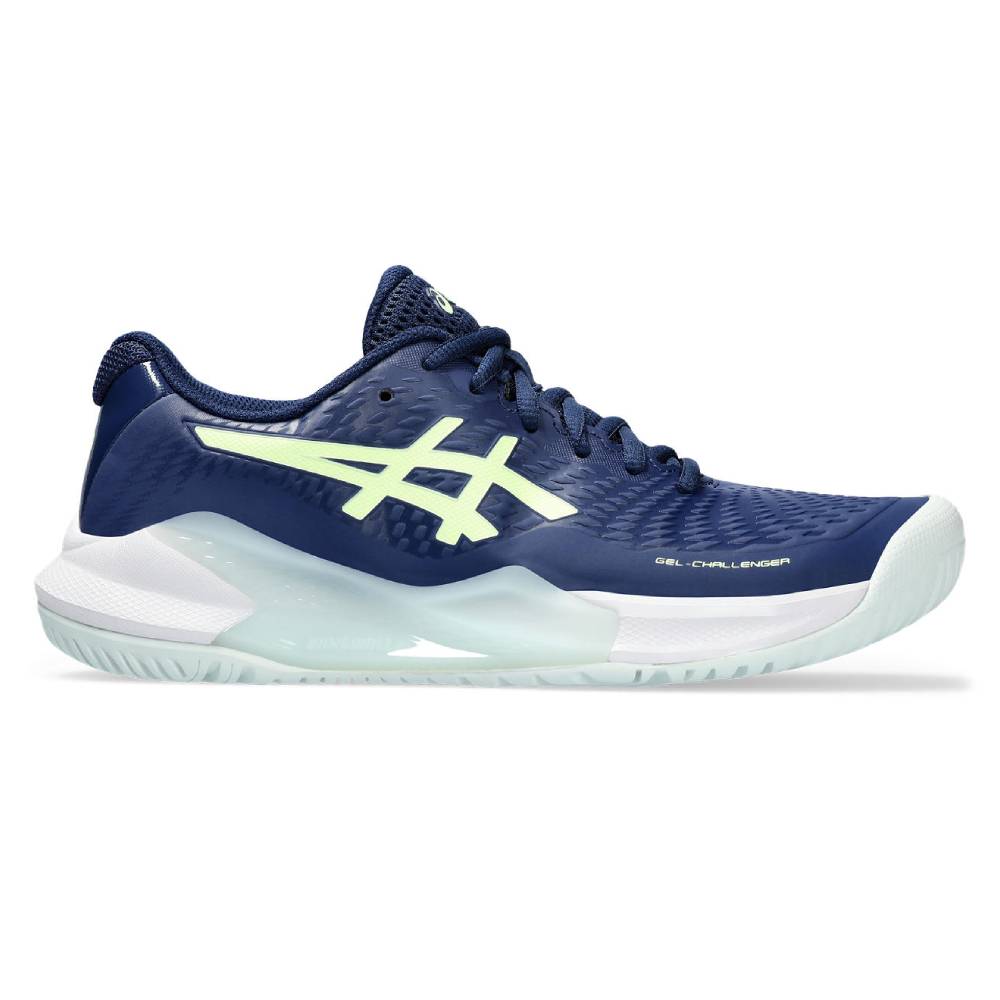 ASICS Gel Challenger 14 Women's Tennis Shoes - Lightweight Court Shoes with GEL Cushioning for Women (Blue Expanse/Illuminate Yellow) | Perfect for Competitive Matches & Casual Court Play