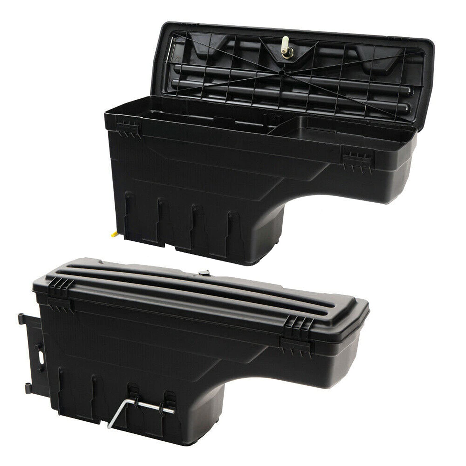 Lockable Truck Bed Storage Box Toolbox for Toyota Tacoma 2005-2020 - 2-Pack (Left Driver & Right Passenger Sides) - Durable Replacement Tool Box for Secure Cargo Organization - Perfect for Camping, Work Tools & Outdoor Gear Storage