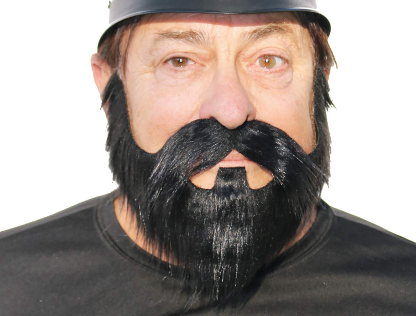 Stylish Hipster Beard Costume - Self-Adhesive Fake Facial Hair for Cosplay, Halloween & Themed Parties