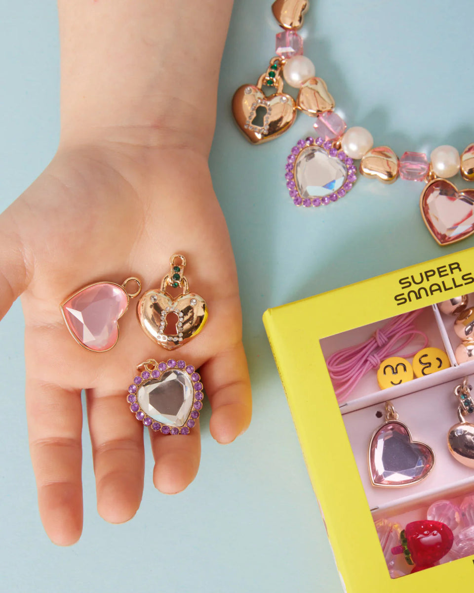 MAKE IT HEARTFELT Mini Bead Kit - DIY Jewelry Making Kit for Bracelets & Necklaces - Perfect for Gifts, Crafts, and Creative Projects