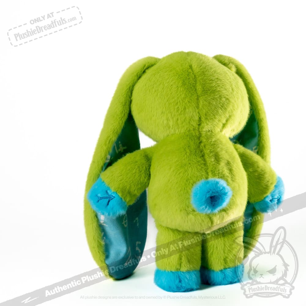 Plushie Dreadfuls Dyscalculia Rabbit - Soft Stuffed Animal Toy for Kids & Adults, Comfort Plush for Anxiety Relief, Math Learning Aid, Unique Gift for Neurodiversity Awareness