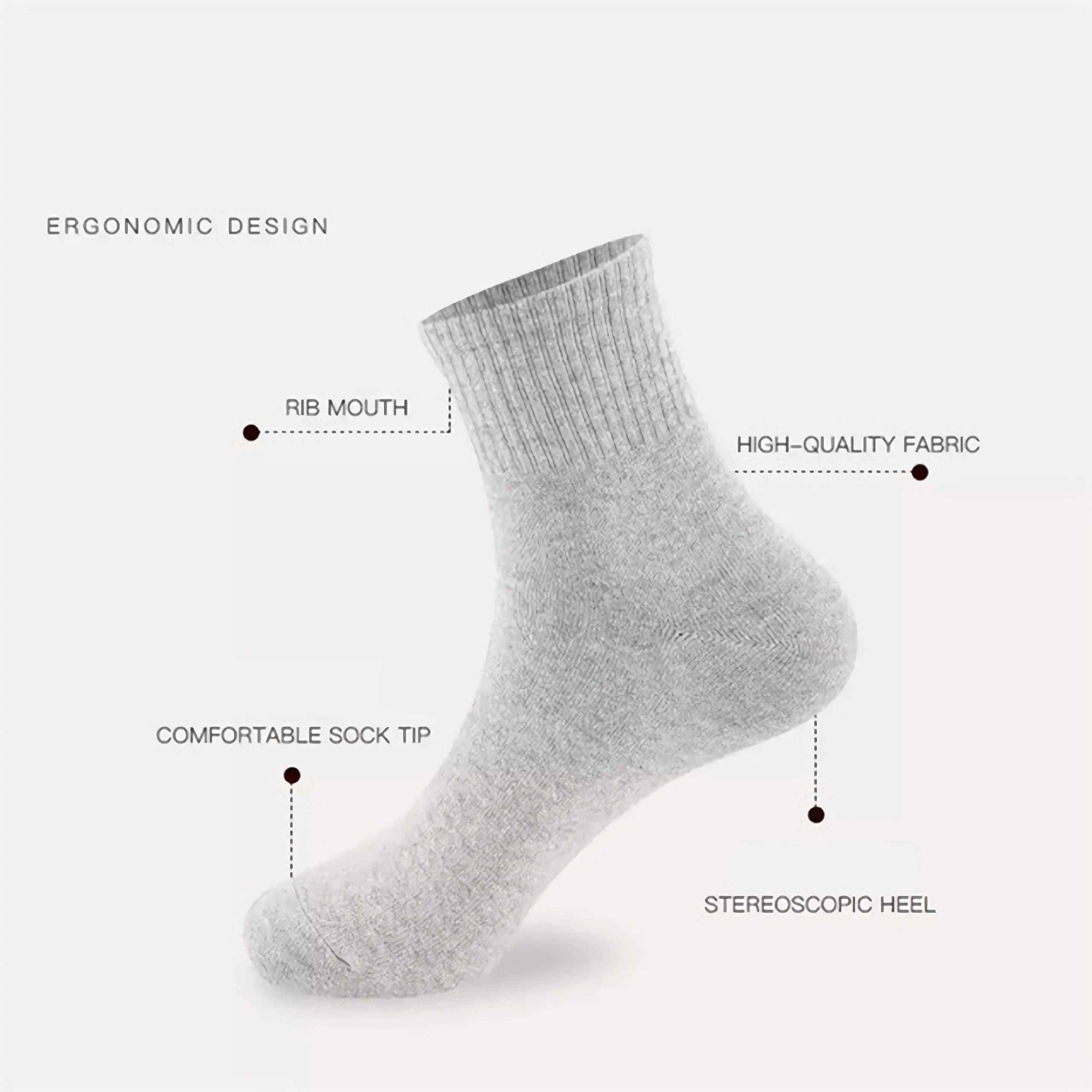 RICHBULL 30 Pairs Thin Crew Socks for Men & Women - Breathable Everyday Casual Socks - Moisture-Wicking Bulk Socks Wholesale - Perfect for Work, Gym, Travel & Daily Wear
