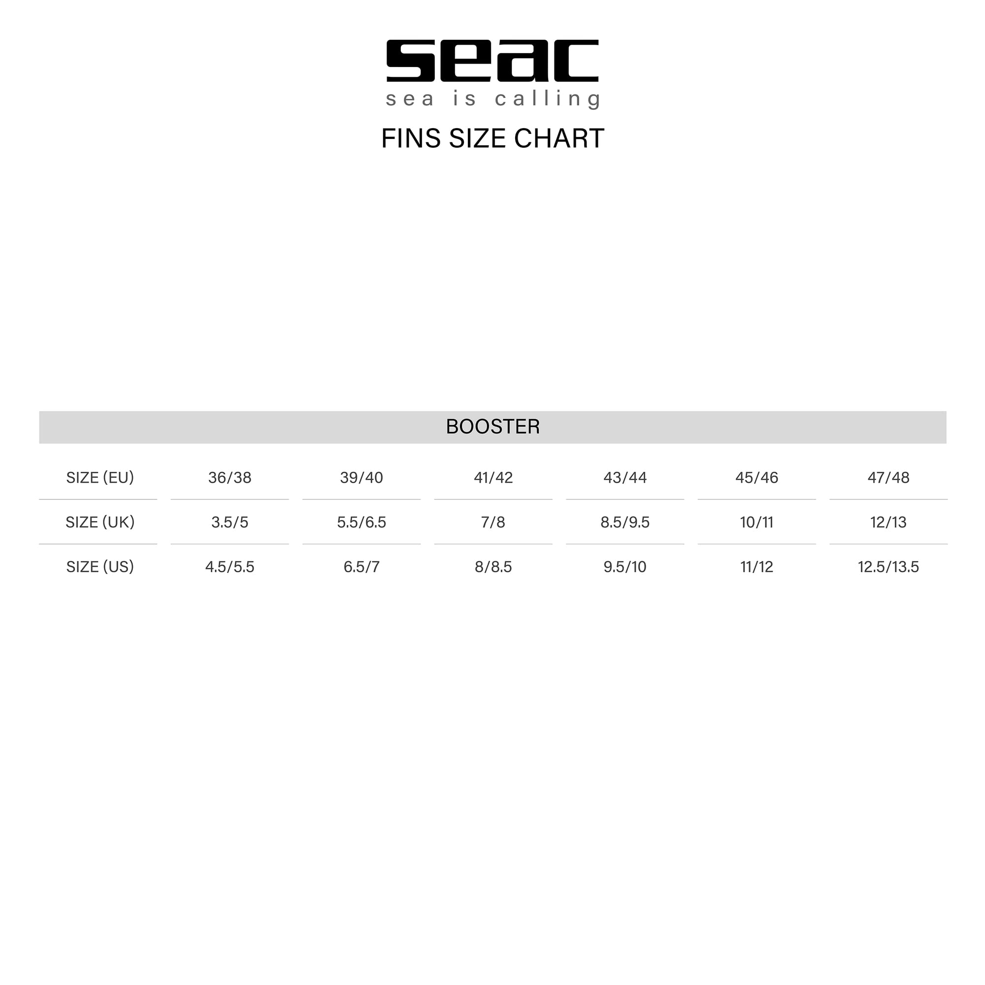 SEAC Booster Long Fins with Interchangeable Blades - Premium Freediving & Spearfishing Gear for Underwater Hunting and Deep Diving Adventures