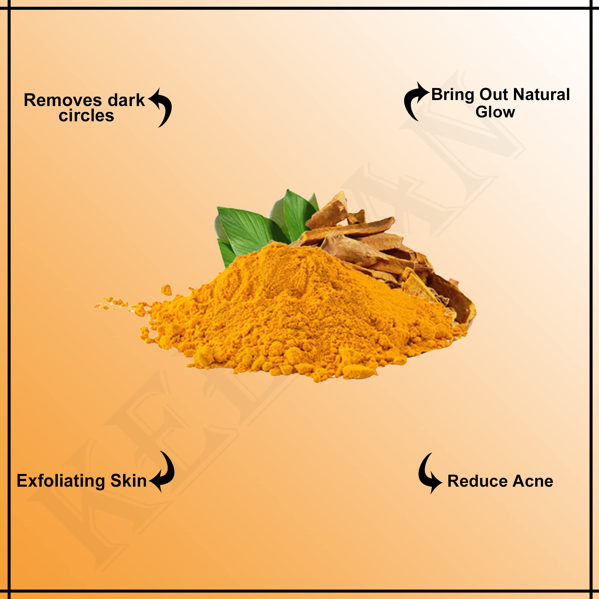 Keegan Multani Mitti Powder, Sandalwood Powder, Red Rose Petal Powder, Ubtan Powder, Kasturi Haldi Powder Combo - 5-in-1 Natural Face Pack & Skin Care Set (75g Each) for Glowing Skin, Acne Treatment & Ayurvedic Beauty Routine