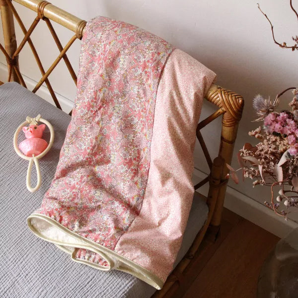 Barnabe Loves Coffee Baby Blanket Alba 73x90cm - Soft & Cozy Nursery Blanket for Newborns, Infants & Toddlers - Perfect for Cuddling, Swaddling & Stroller Use