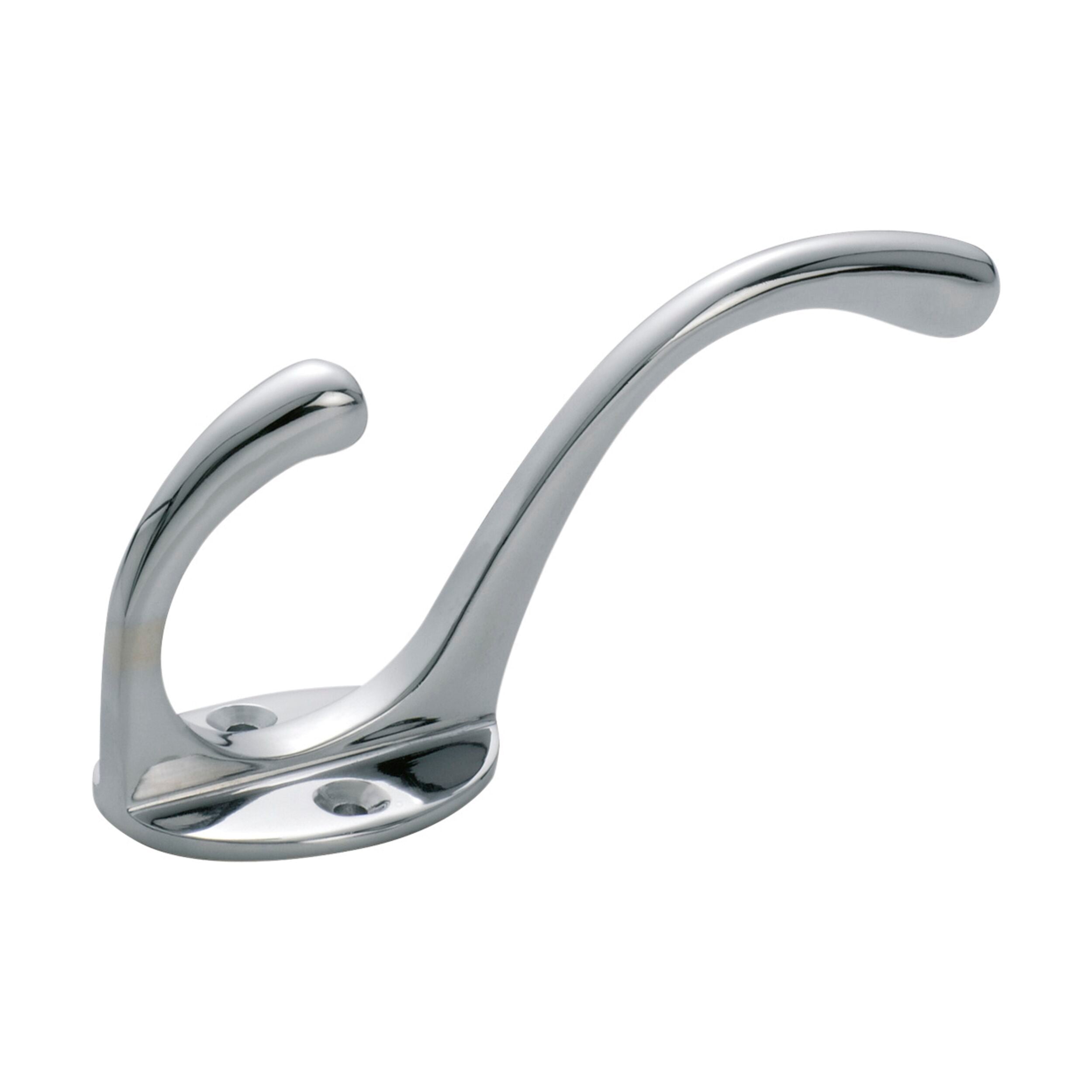 Victorian Style Chrome Plated Hat & Coat Hook - 4.33