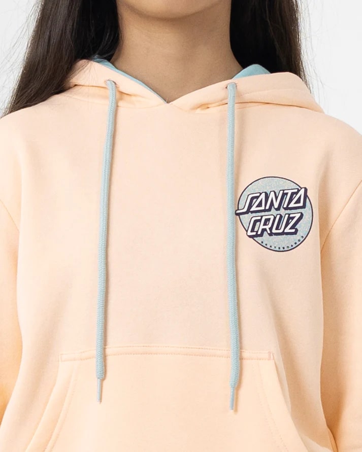 Santa Cruz Sprinkle Dot Girls Hoodie - Soft Cotton Pullover for Kids | Cute Graphic Sweatshirt for School, Playdates & Outdoor Activities