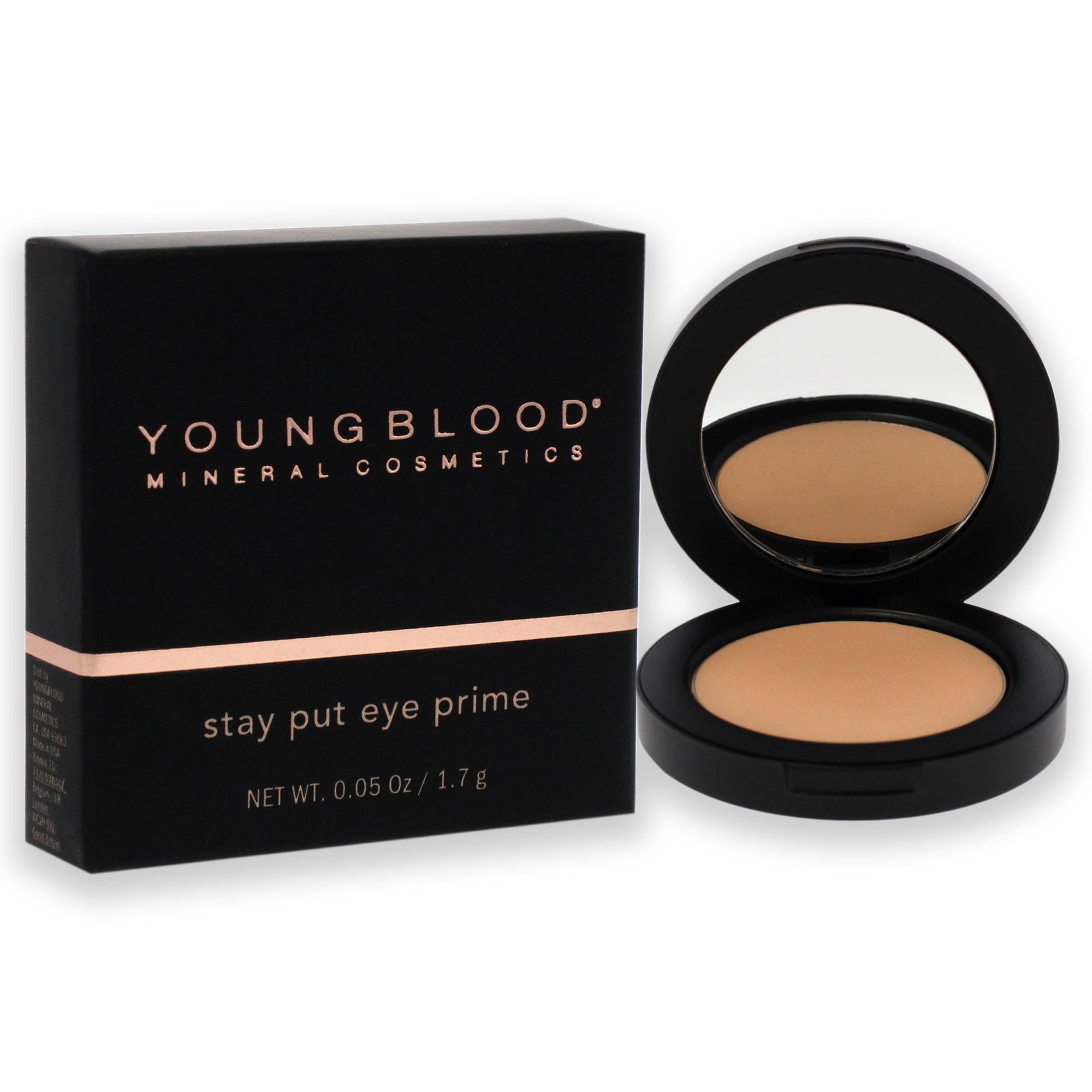Youngblood Stay Put Vegan Eye Primer - Cruelty-Free, Long-Lasting Eyeshadow Base for Sensitive Skin | Perfect for Daily Makeup & Special Occasions