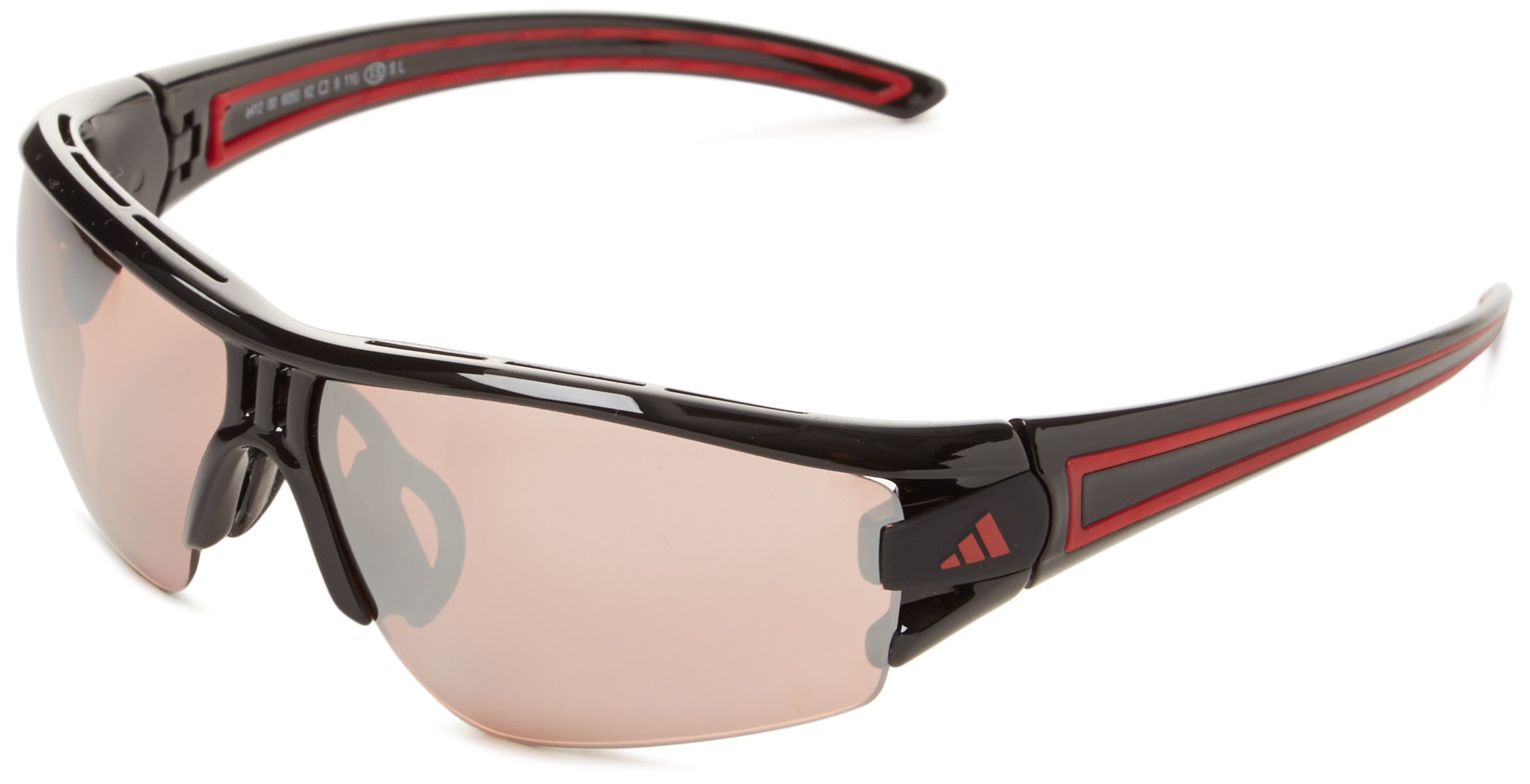 Adidas Evil Eye Half-Rim XS Rectangular Sunglasses for Men & Women - UV Protection, Lightweight & Stylish for Outdoor Sports, Driving, and Beach Vacations