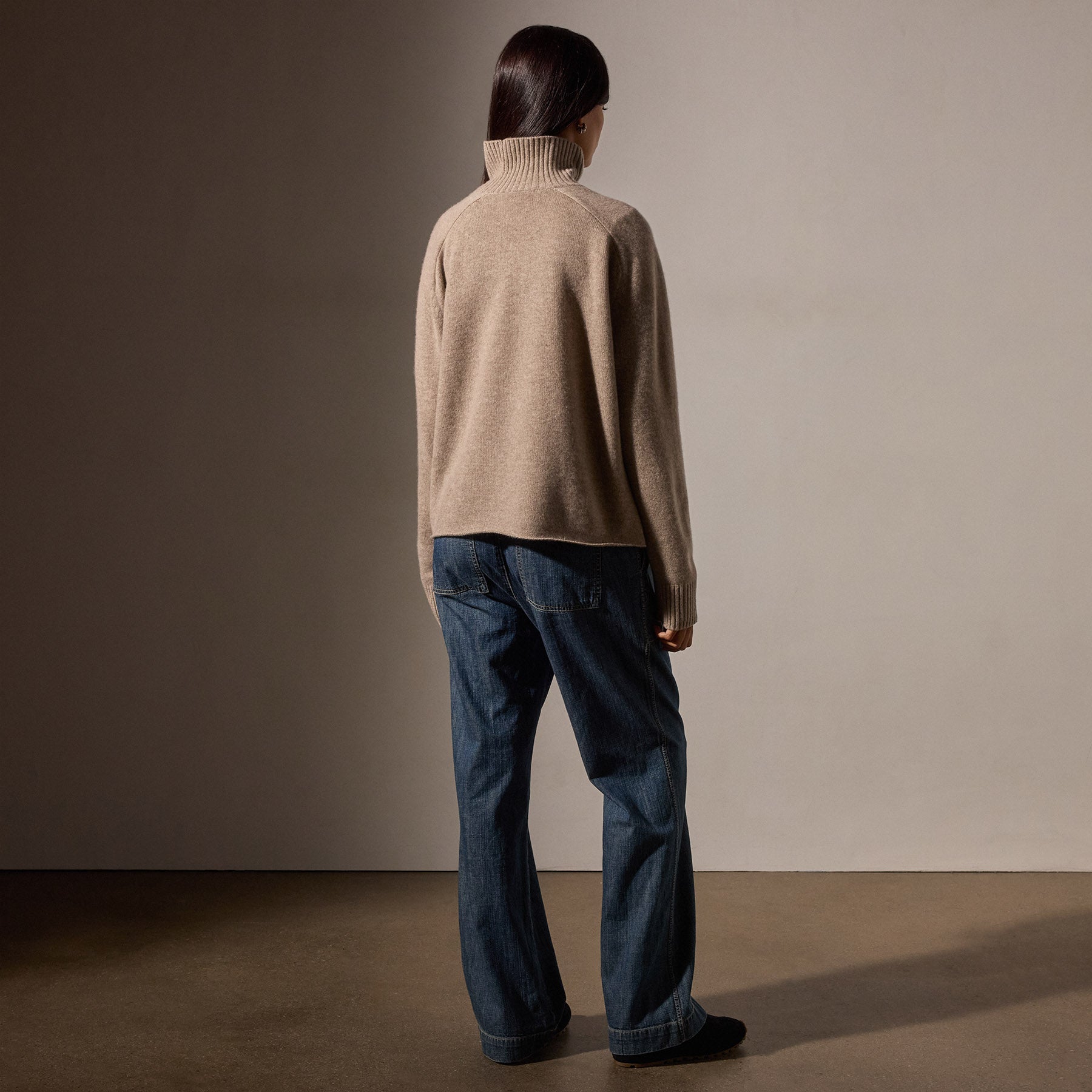 Luxury Cashmere Turtleneck Sweater for Women - Soft Winter Warm Pullover - Perfect for Office, Date Night & Holiday Outfits