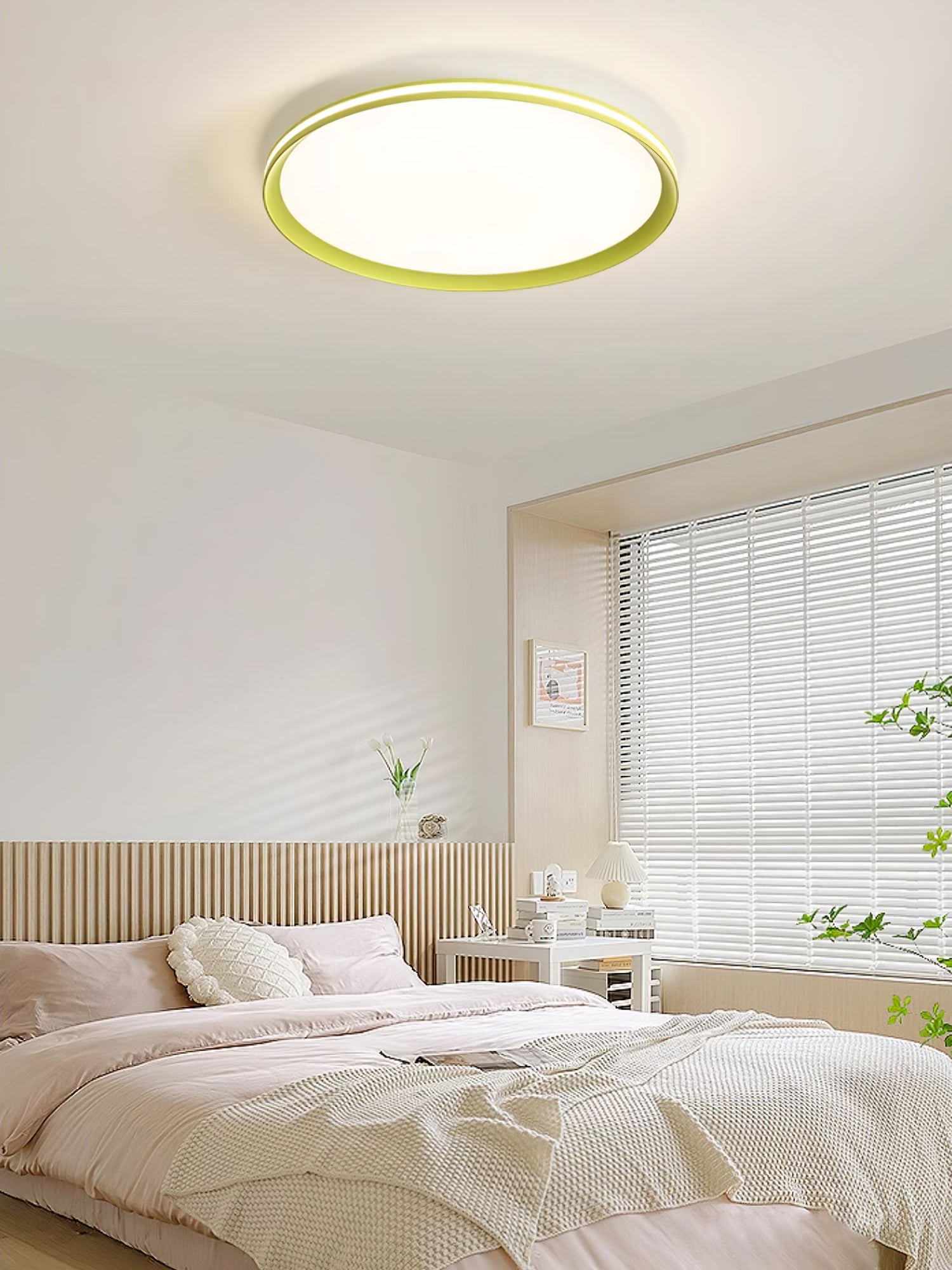 Modern Acrylic Circular LED Ceiling Light Fixture - Energy Efficient Dimmable Lighting for Living Room, Bedroom, Kitchen & Office - Perfect for Home and Commercial Spaces