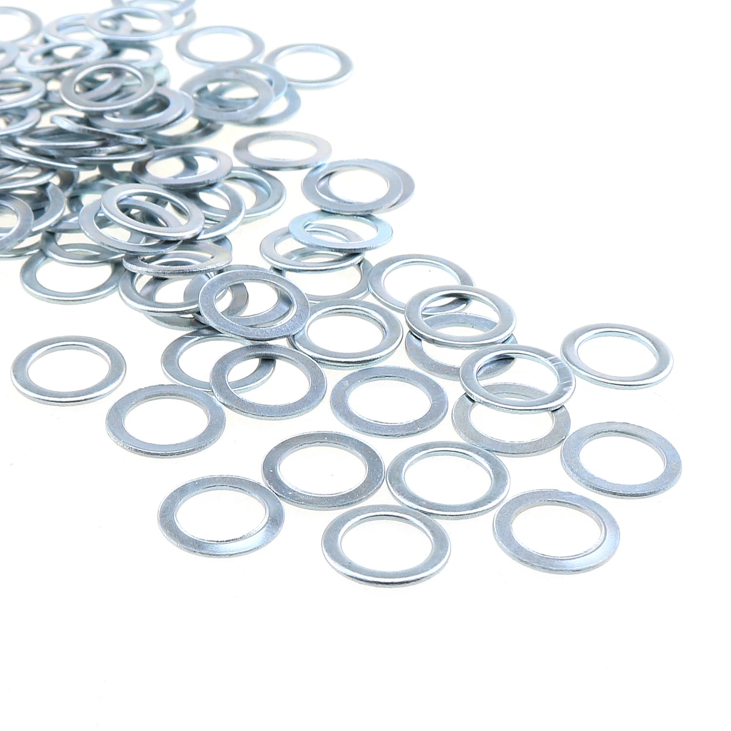100PCS Skateboard Speed Washer Truck Axle Washer Ring - 8x11x12MM Flat Washers for Skateboard & Longboard Maintenance - Perfect for Smooth Rides and Board Repair Scenarios