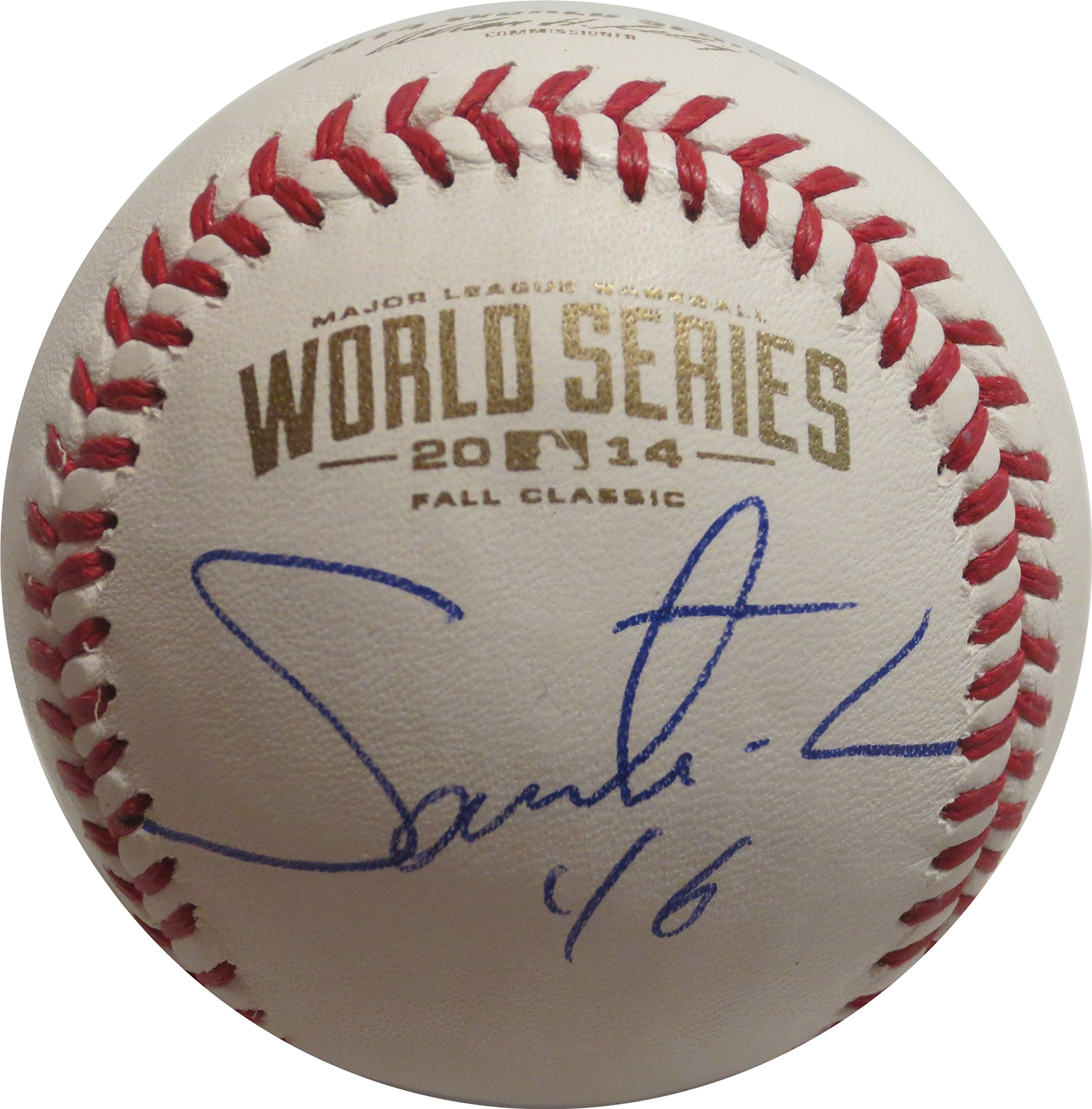 Authentic Santiago Casilla San Francisco Giants Autographed 2014 World Series Baseball - Certified Proof, Collectible Memorabilia for Sports Fans and Gift Ideas