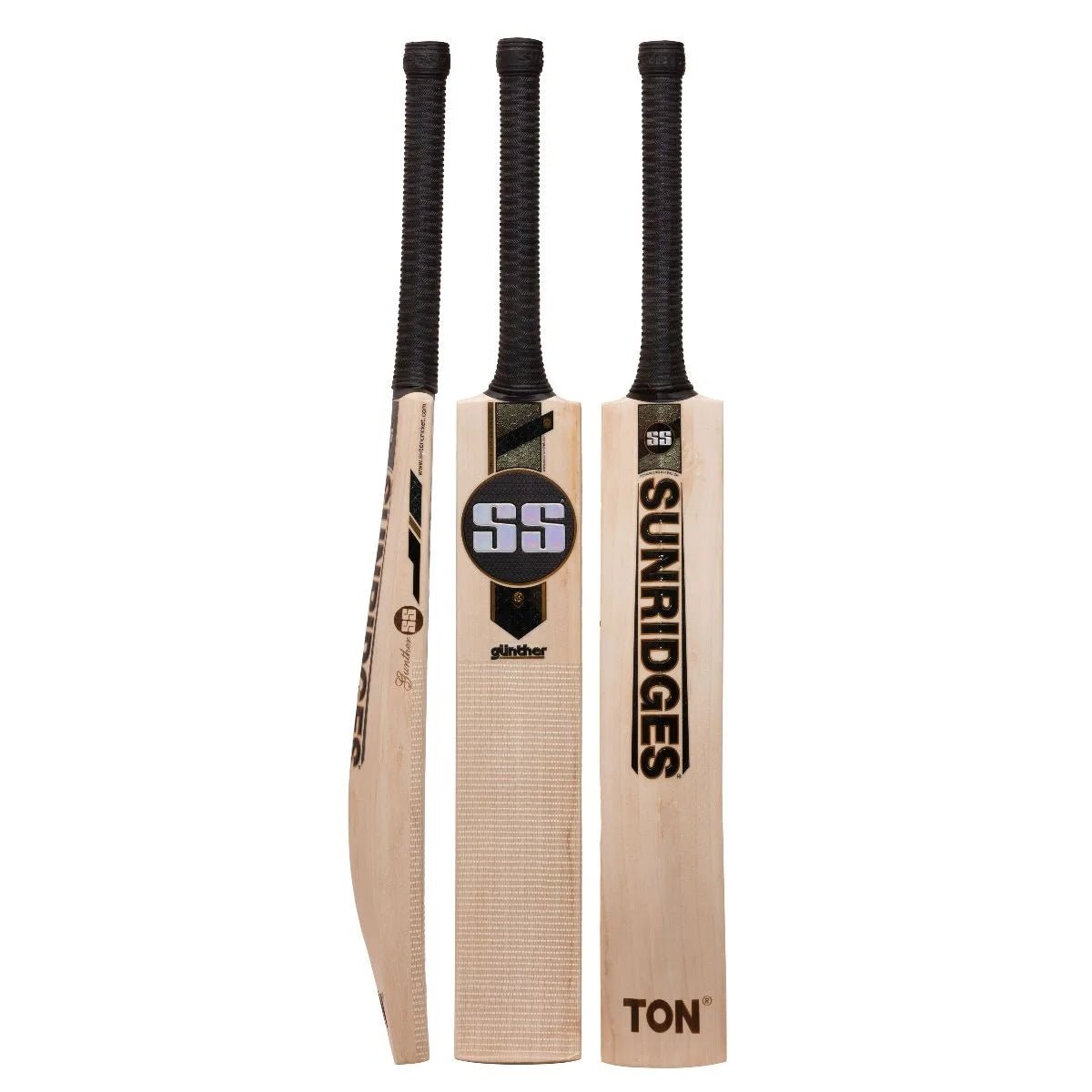Premium SS Gunther English Willow Cricket Bat Set - 2 High-Quality Bats for Professional & Recreational Cricket Matches | Perfect for Practice, Tournaments & Backyard Games