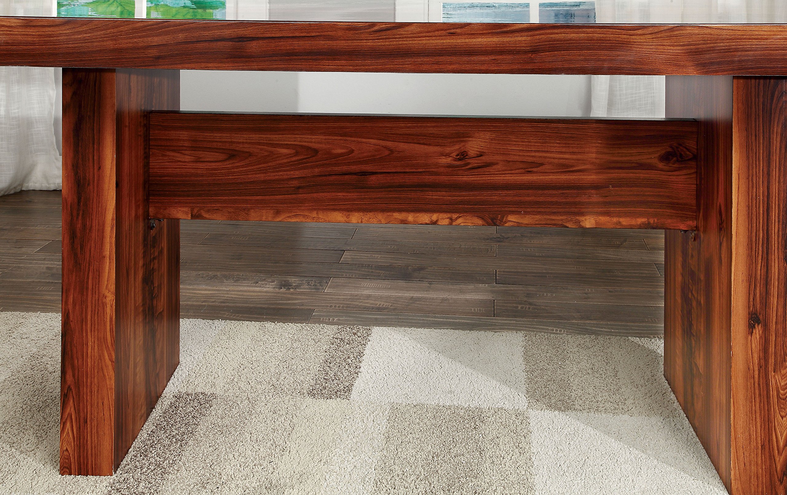 Furniture of America Kona Dining Table - 42 Inch Round Wooden Kitchen Table for 4-6 People | Perfect for Small Spaces, Breakfast Nooks & Cozy Family Dinners
