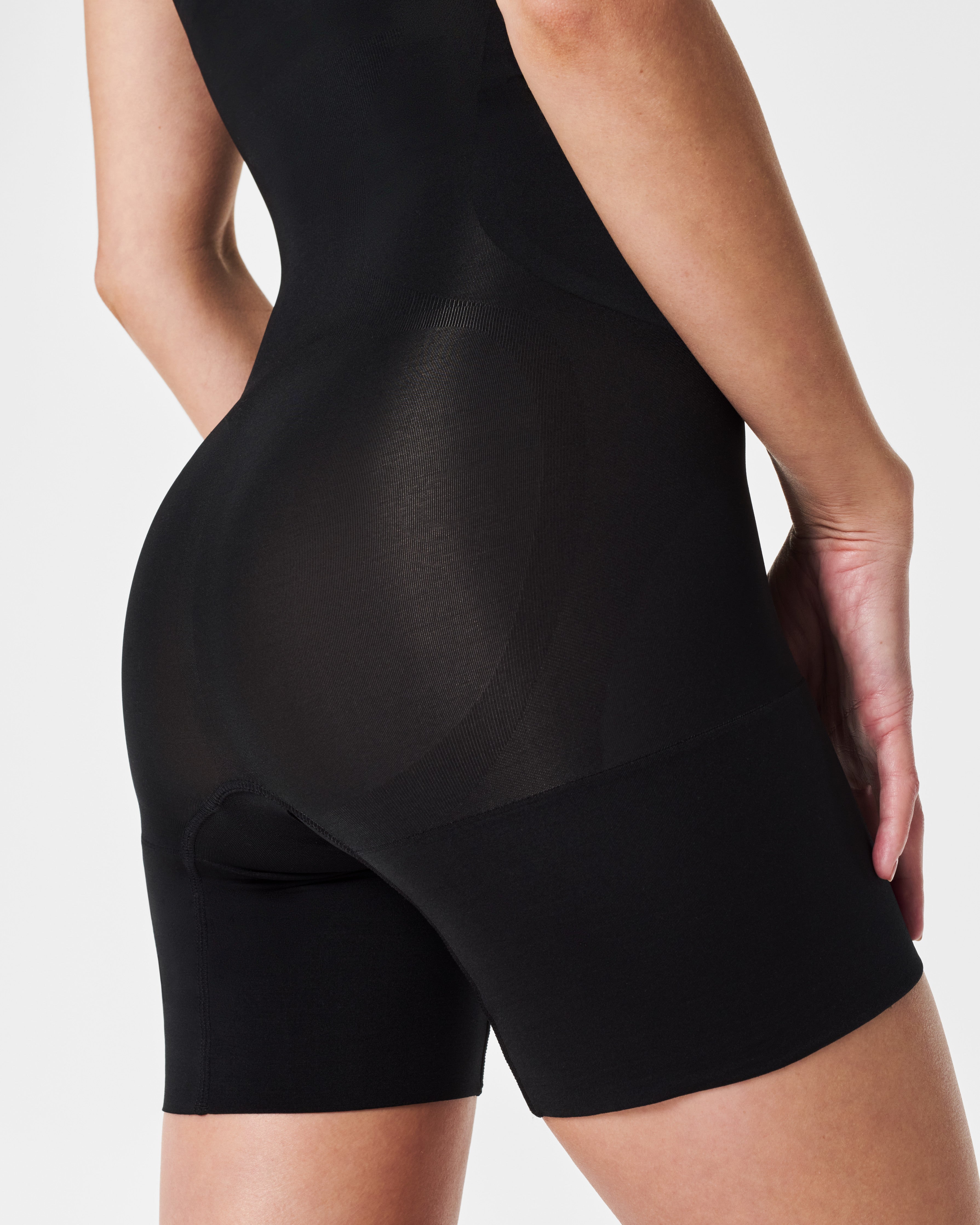SPANX Sculpt™ OnCore Open Bust Mid Thigh Bodysuit - Shapewear for Women | Slimming Bodysuit for Tummy Control & Smoothing | Perfect Under Dresses for Work & Evening Out