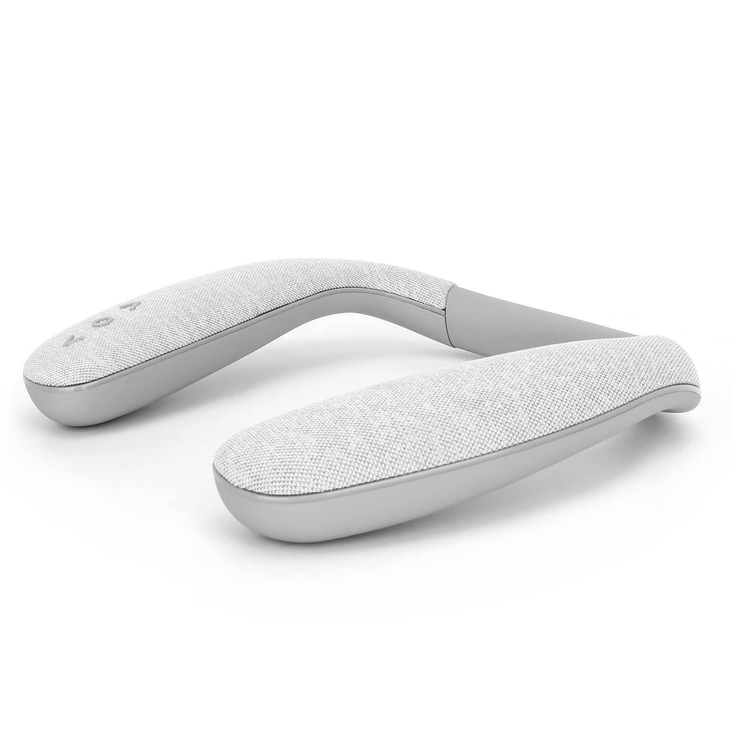 QiCheng & LYS Neckband Bluetooth Speakers - Wireless Wearable Neck Speakers with Theater Stereo Surround Sound, Comfortable Design for Home, Work, TV, Gaming, and Outdoor Activities (908 Grey)
