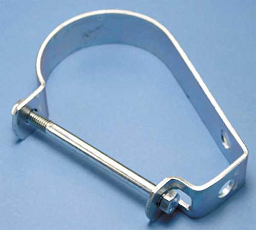 1-1/2 Inch Electro-Zinc Plated Loop Hangers - Heavy Duty Metal Hooks for Hanging Tools, Plants & Home Organization (Pack of 10) - Perfect for Garage, Workshop & DIY Projects