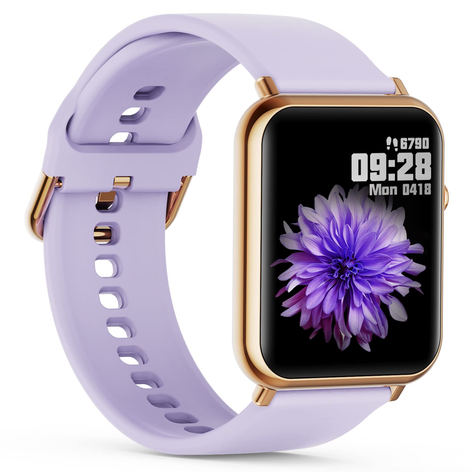 Women's Smart Watch - IP68 Waterproof Fitness Tracker with Heart Rate Monitor, Step Counter & Calorie Tracker - Compatible with Android & iPhone - 1.7