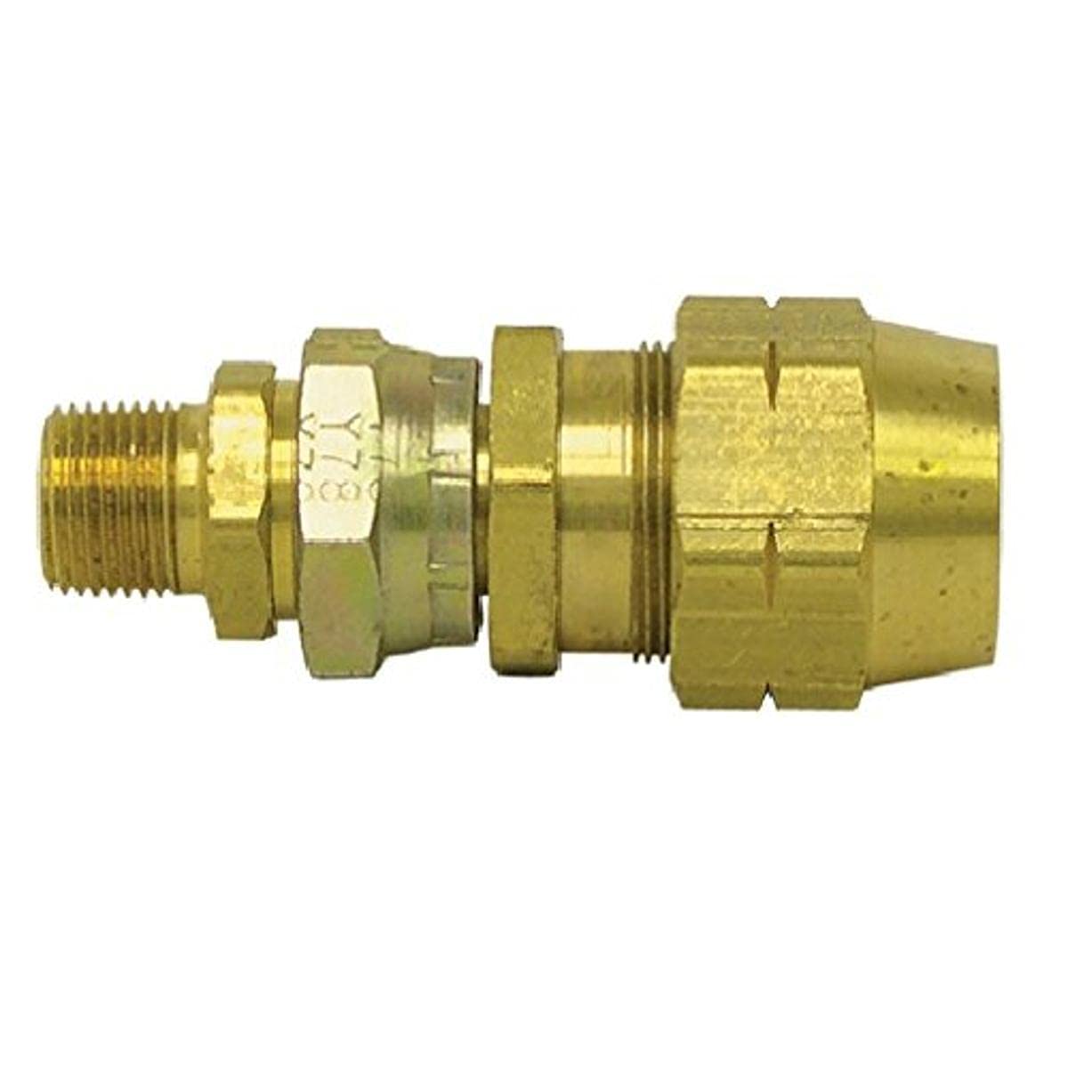 Tectran 1106 Brass Reusable Hose Fitting - 3/8