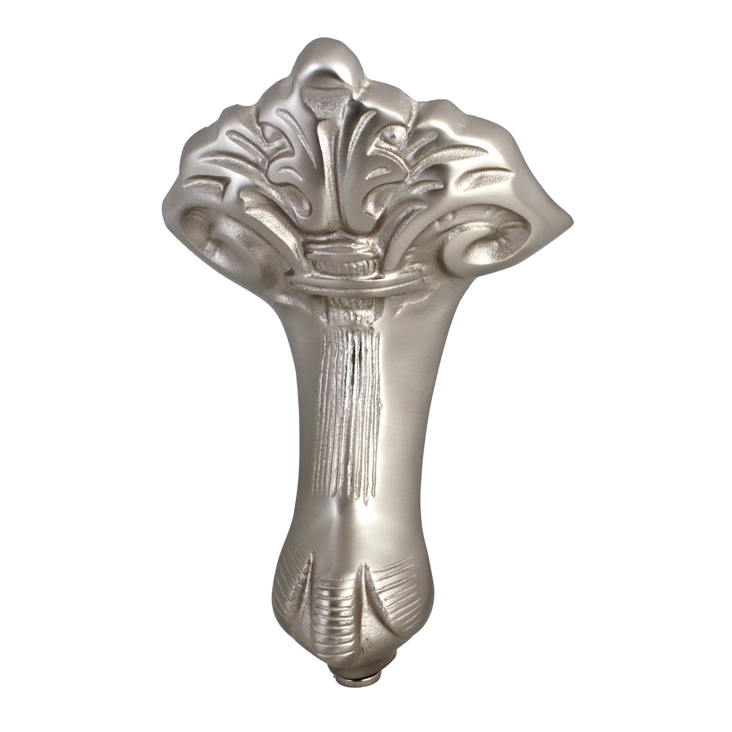 Aqua Eden NHVCTZB8 4-Piece Eagle Claw Cast Iron Bathtub Feet Set in Brushed Nickel Finish - Perfect for Vintage & Modern Bathroom Renovations