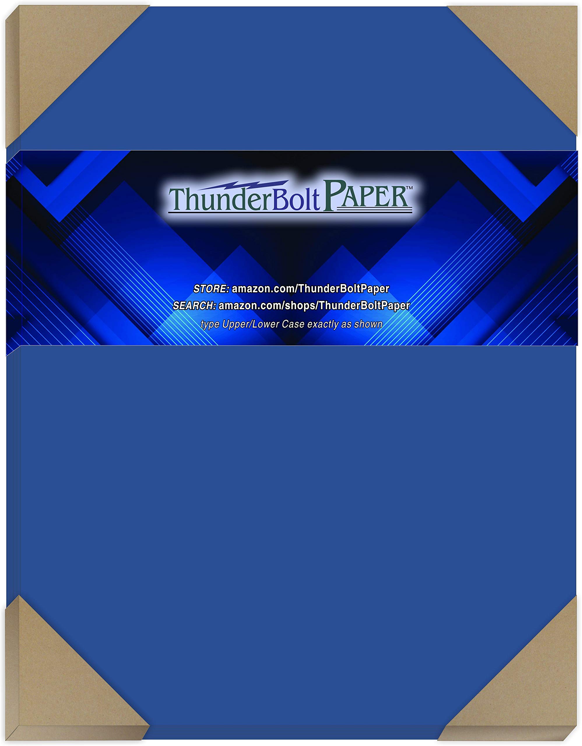 50 Sheets Bright Royal Blue 65# Cardstock Paper - 9 x 12 Inches Frame & Sketch Pad Size - Lightweight Cover Card Stock for Printing, Crafts, Scrapbooking - Smooth Printable Surface for DIY Projects, Invitations, Greeting Cards