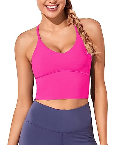 Fluorescent Rose Sport Bra