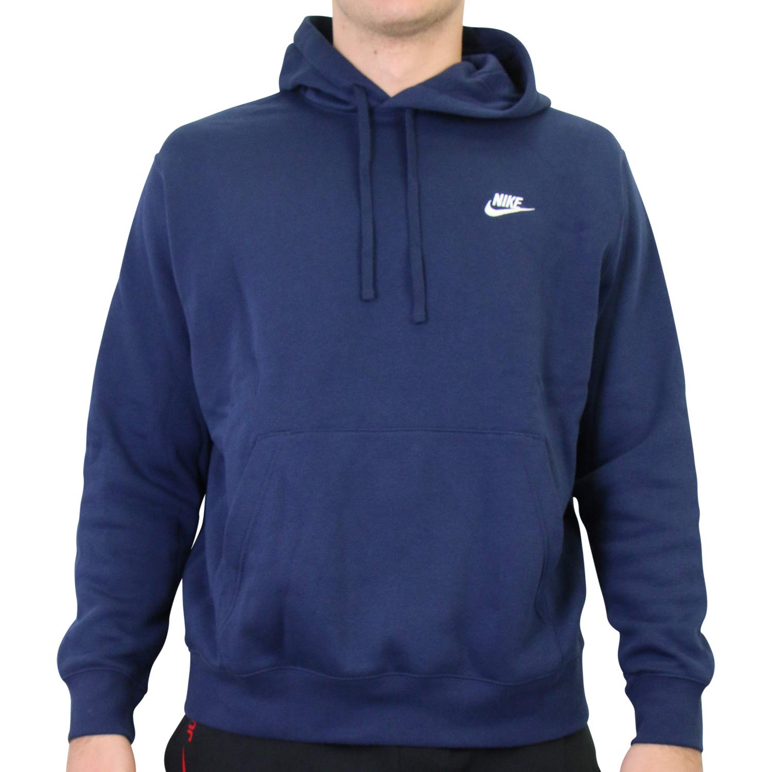Nike Men's Pullover Hoodie - Comfortable & Stylish Fleece Sweatshirt for Casual Wear, Gym, and Outdoor Activities