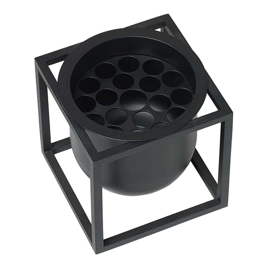 Soren Lassen Kubus Flower Pot - Modern Square Planter for Indoor & Outdoor Plants - Perfect for Home, Office, and Garden Decor