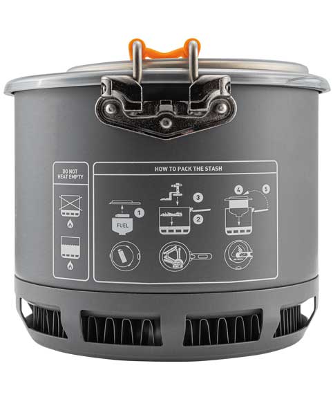 JetBoil Stash Ultralight Backpacking Stove System - Compact Camping Cookset for Hiking, Backpacking & Outdoor Adventures