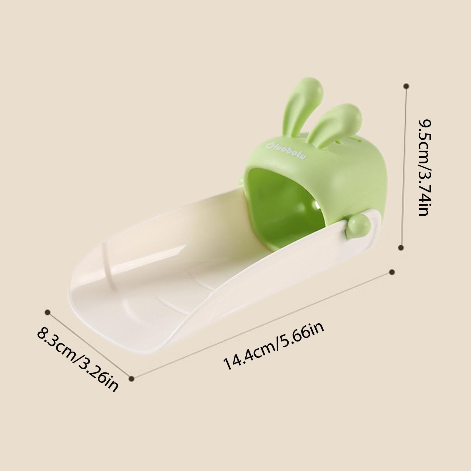 **Cartoon Silicone Bathtub Faucet Extender for Kids - Adjustable Sink Spout Cover, Hand Washing Helper for Toddlers & Children - Perfect for Bathroom Sink, Safe & Fun Hand Washing Experience**    *(Use Case: Ideal for teaching kids proper handwashing habits, making bath time easier, and preventing splashes in the bathroom sink.)*