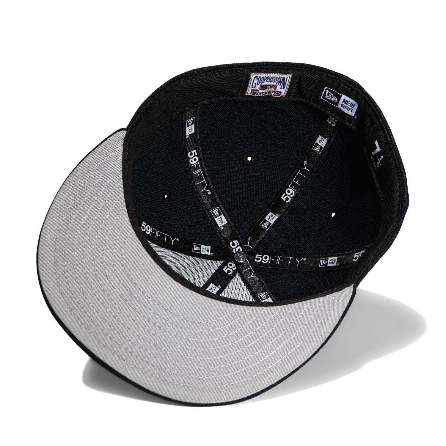New Era 59Fifty New York Yankees 75th Anniversary Stadium Patch Baseball Cap - Navy Blue Adjustable Fitted Hat for Men & Women - Perfect for Games, Fan Gear & Streetwear Fashion