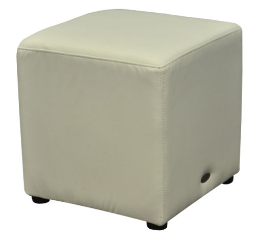 Cube Ottoman Storage Seat with Lift Top - Modern Footrest Stool for Living Room, Bedroom & Office - Extra Storage Space for Blankets, Pillows & Toys