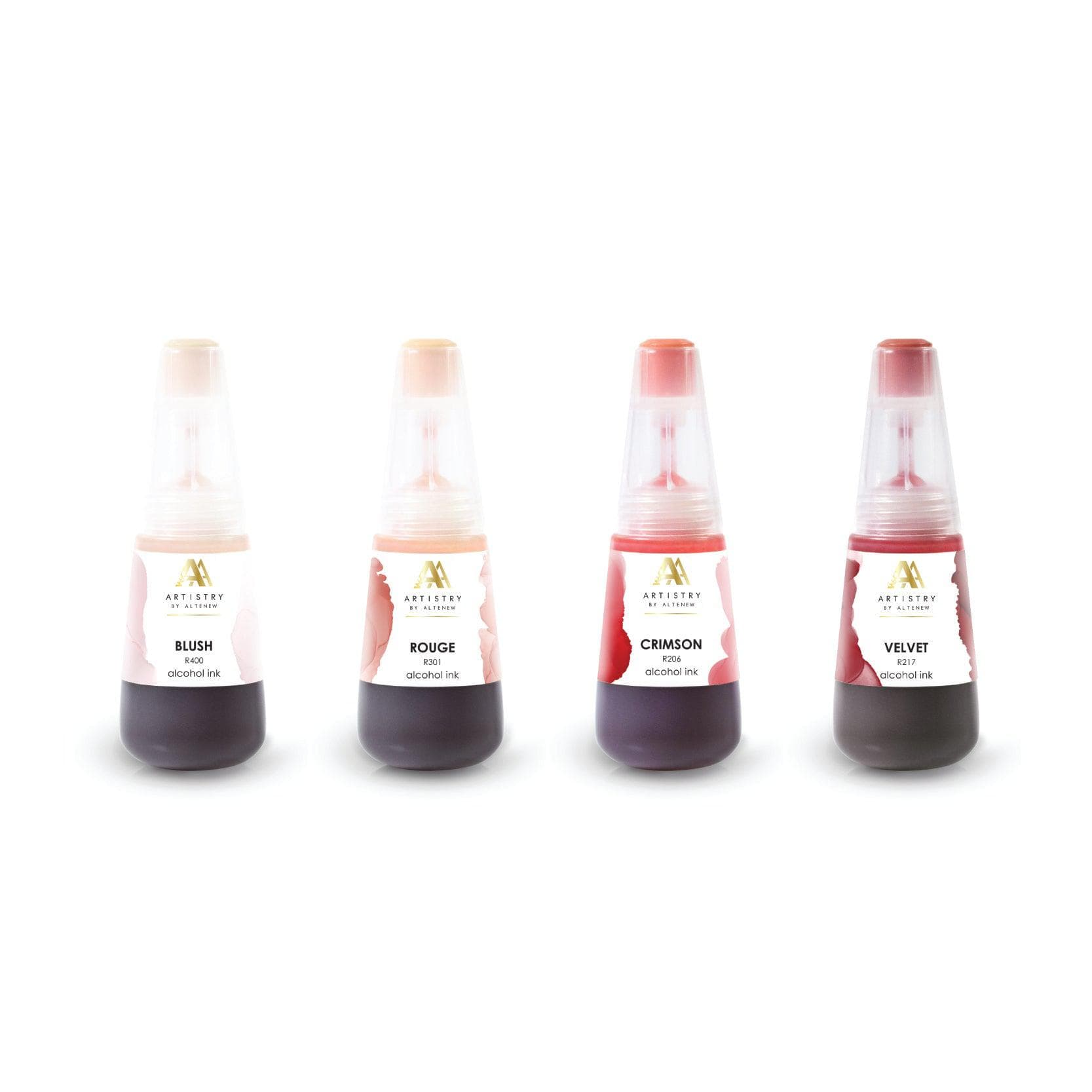Red Sunset Alcohol Ink Bundle - Vibrant Colors for DIY Art, Crafts & Home Decor - Perfect for Painting, Scrapbooking & Mixed Media Projects