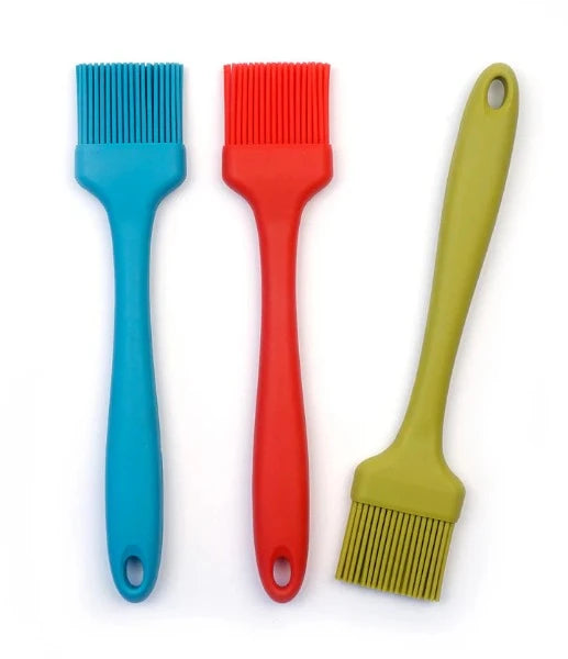 High-Quality Silicone Basting Brush Set - Heat Resistant & Non-Stick Kitchen Basting Brush for Grilling, Baking, and Cooking - Perfect for BBQ, Pastry, and Meat Glazing