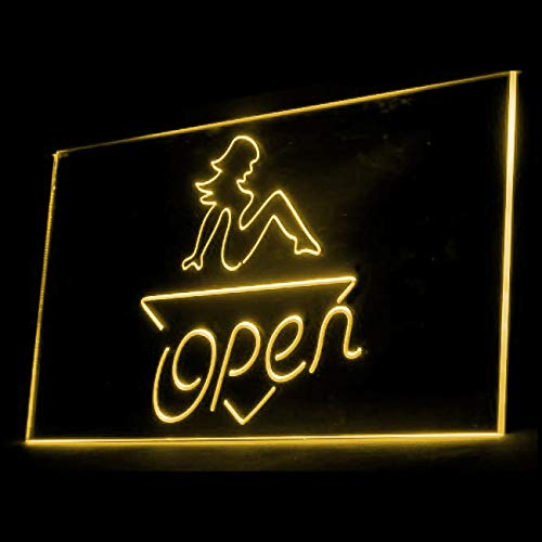 Exotic Dancing Girl LED Light Sign - Elegant Striptease Neon Bar Decor for Nightclubs, Bachelor Parties & Adult Entertainment Venues