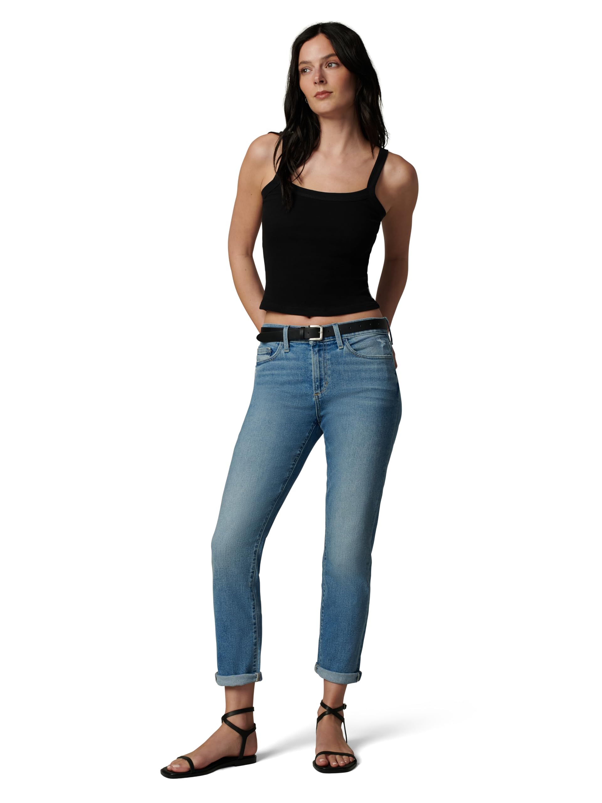 Joe's Women's The Bobby Boyfriend Jeans - High Waist Distressed Denim Pants for Casual Wear, Street Style & Everyday Outfits