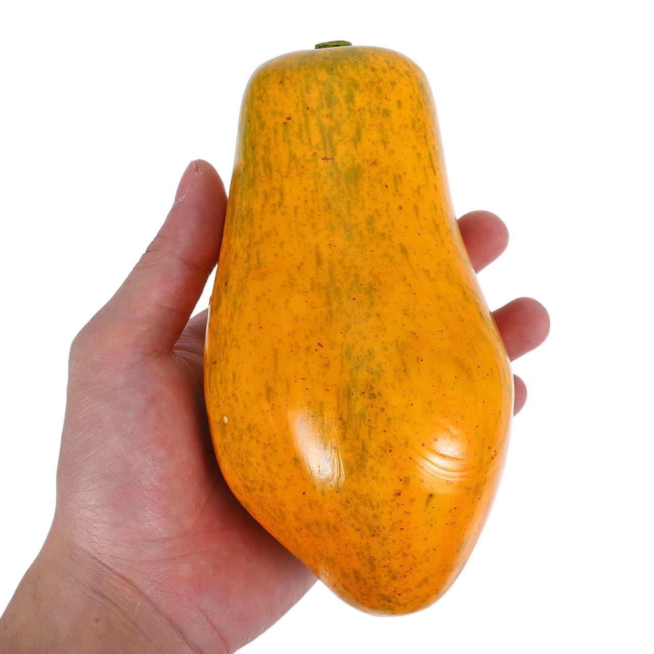 PRETYZOOM Artificial Papaya Fruit - Realistic Fake Pawpaw Model for Home Decor, Party Arrangements & Photography Props | PU Material Durable Simulation Fruit for Kitchen, Dining Table Centerpiece & Wedding Decorations