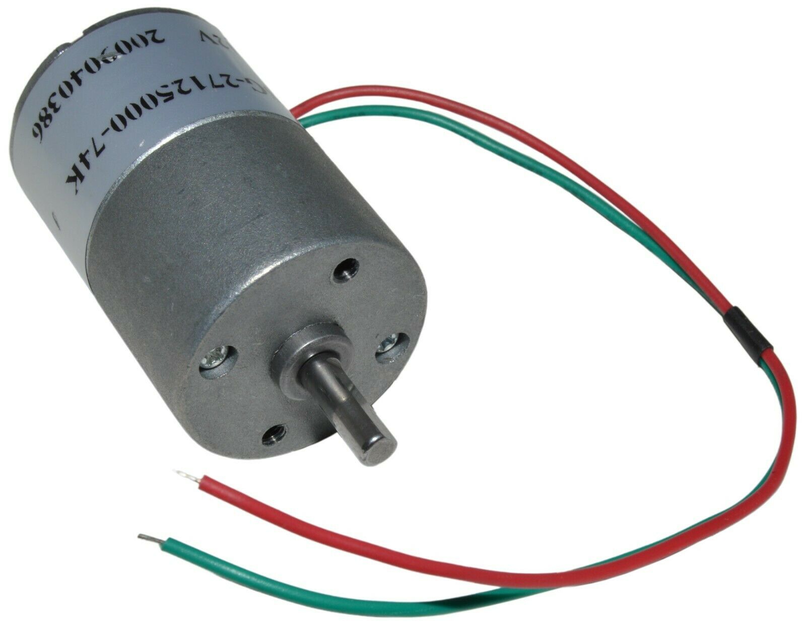 High Torque 12V DC Gear Motor 4500 RPM with 6 Wire Leads (22AWG Solid Wires) - Perfect for DIY Robotics, RC Cars, and Small Electric Projects