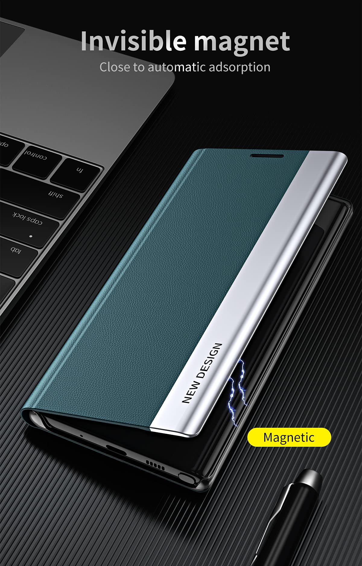 Premium Magnetic Leather Flip Case for Samsung Galaxy A72 - Shockproof TPU Protection, Stylish CX Pink | Perfect for Work, Travel & Everyday Use