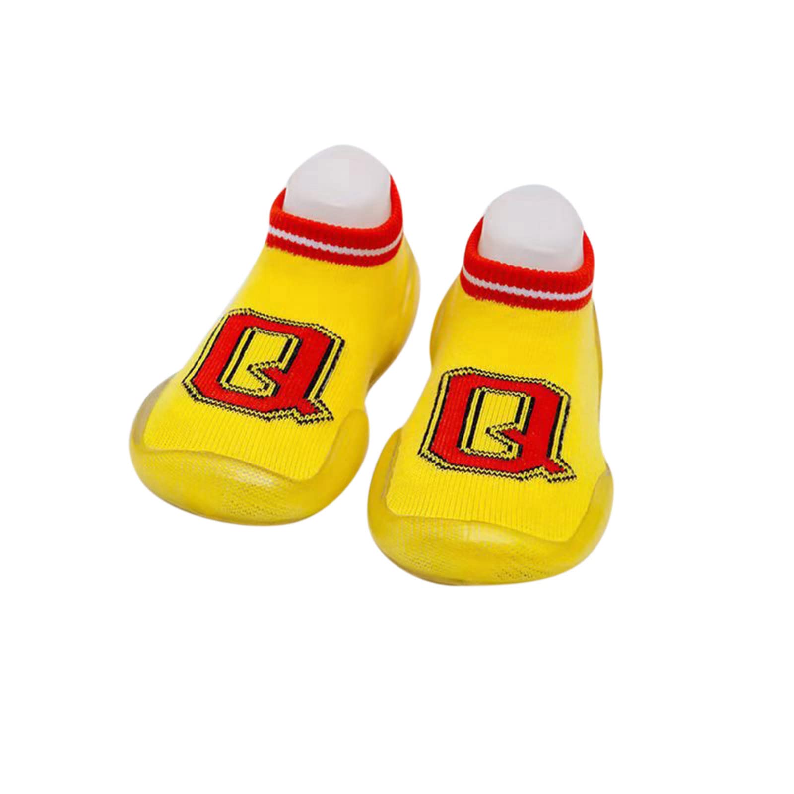 Baby Boys & Girls Animal Non-Slip Indoor Slippers - Breathable Elastic Socks Shoes for Infants - Soft Moccasin Style Floor Shoes for Playtime & Home Comfort
