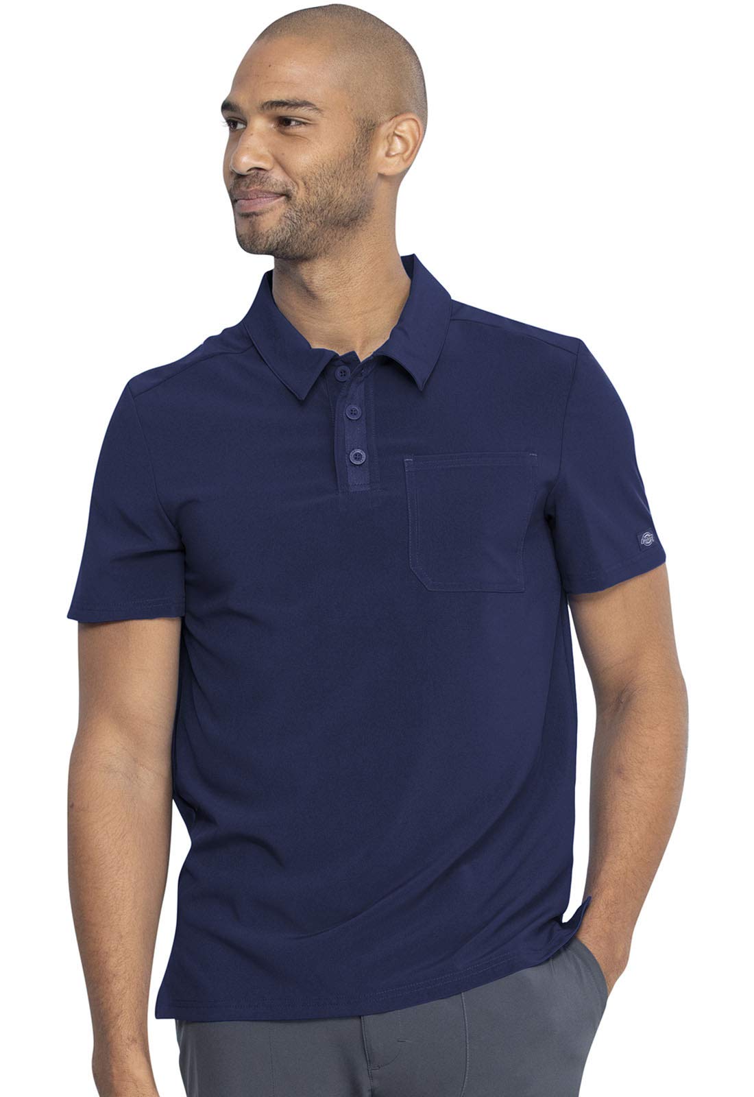 Dickies EDS Essentials Men's Scrubs Top Polo DK925 - Comfortable Medical Uniform for Doctors & Nurses - Perfect for Hospitals, Clinics & Healthcare Workplaces