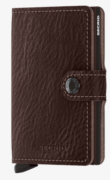 Premium Secrid Veg Tanned Mini Wallet - RFID Blocking Leather Card Holder for Men & Women | Perfect for Travel, Everyday Use & Minimalist Lifestyle