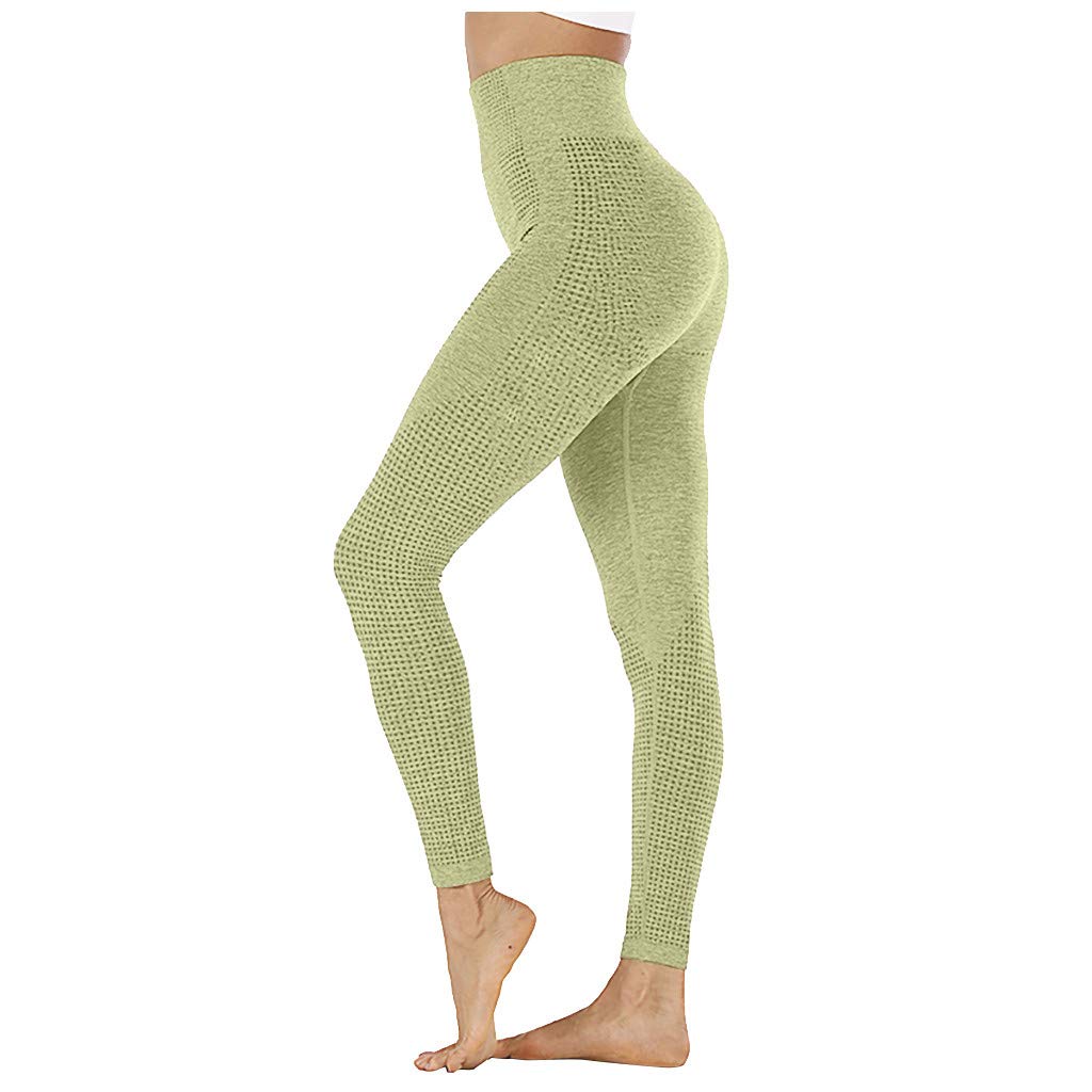 YANG-YI TikTok Viral High Waist Yoga Pants for Women - Tummy Control Booty Lifting Workout Leggings - Perfect for Running, Gym & Everyday Wear