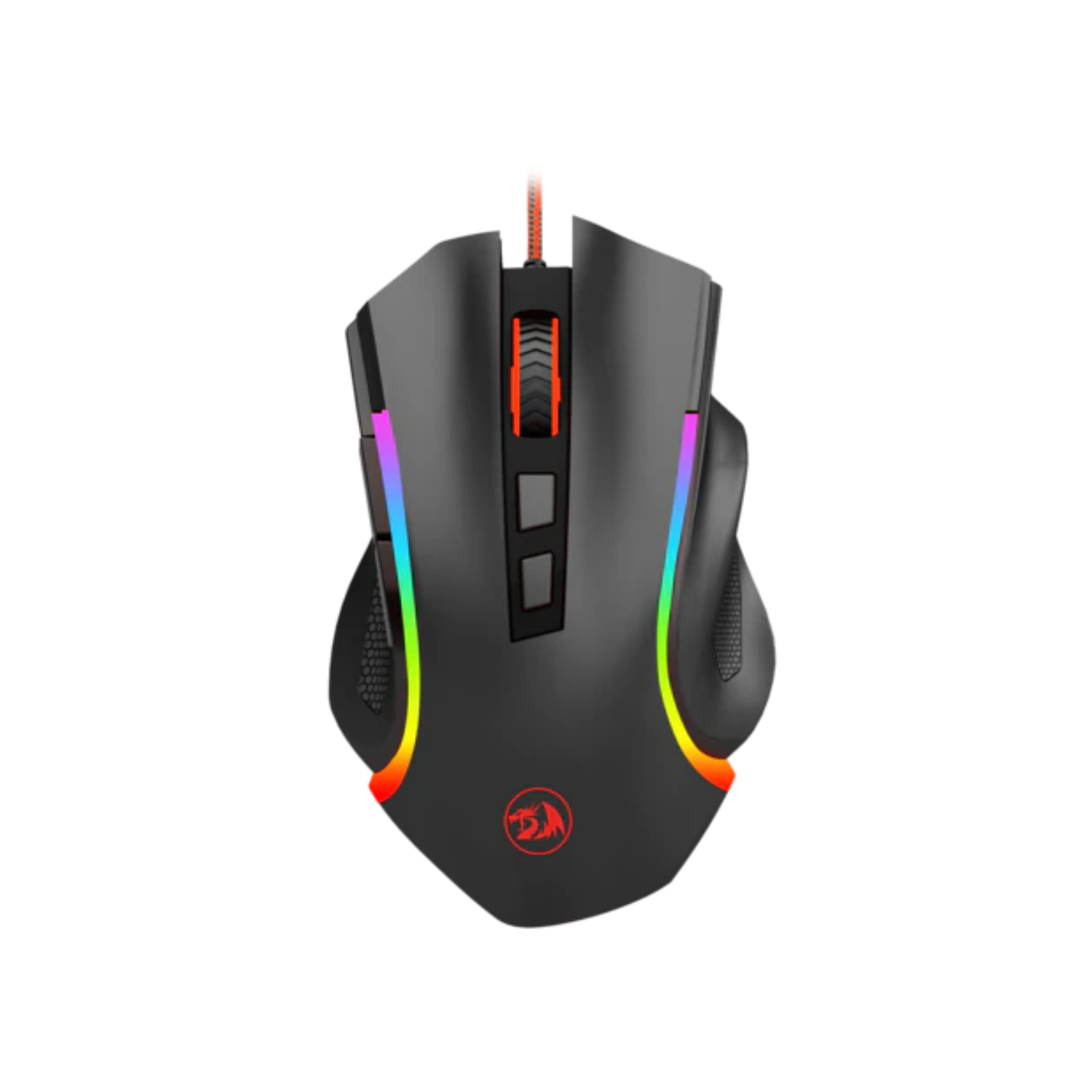Redragon GRIFFIN M607 RGB Gaming Mouse - 7200 DPI, Black - Perfect for FPS, MOBA & MMO Games - Ergonomic Design for Long Gaming Sessions